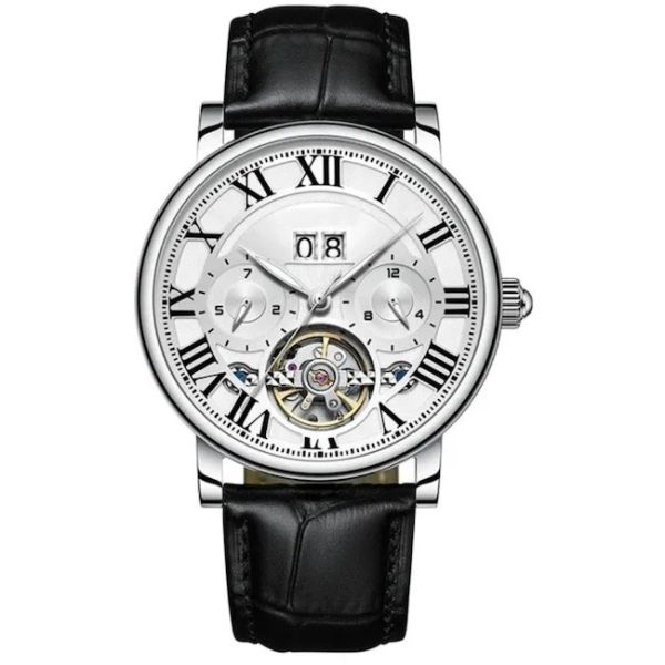 Fashion Waterproof Quartz Watch Automatic Mechanical Movement Men'S Wrist Watch