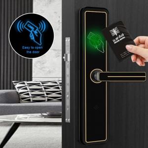 China Hotel Smart RFID Card Swipe Door Lock T5557 / M1 Card Key Lock System wholesale