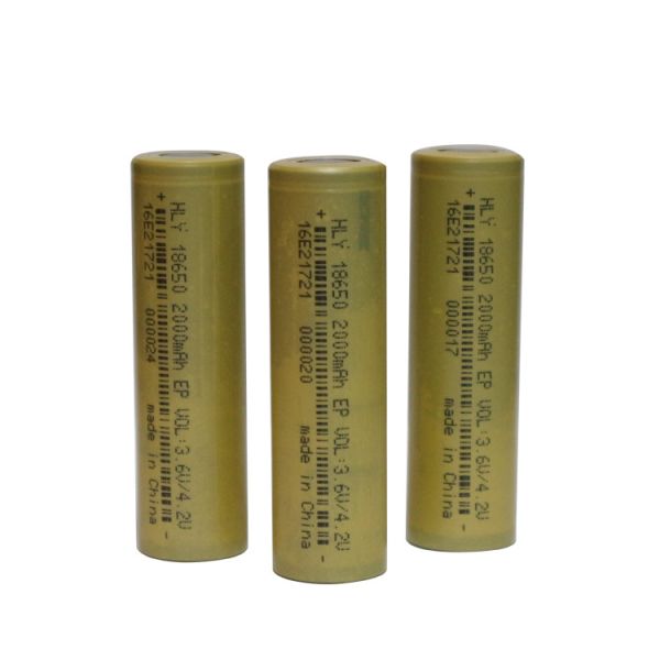 Quality High Energy Density 18650 Lithium Ion Battery 3.6V 2000mAh For Garden Tools for sale
