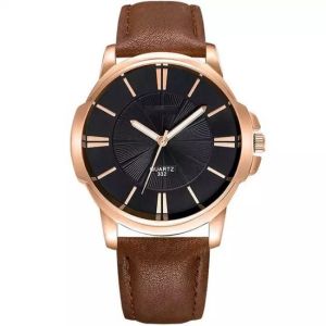 ROHS Leather Strap Watches 20mm 3atm Water Resistant Quartz