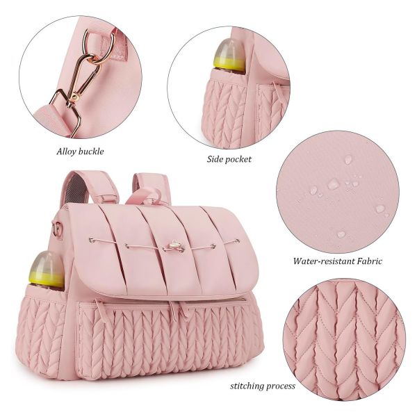 Wholesale Baby Diaper Bag Small Diaper Backpack Stylish Travel Mini Maternity Daypack mommy bag for women Tote Bag