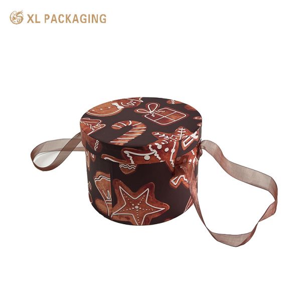 Handle Cylinder Gift Box Candy Big Gift Candle Cartoon Toy Flower Packing Craft Paper Tube With Logo