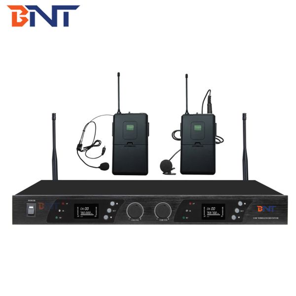 One - For - Two UHF Wireless Conference System Microphone With Excellent Sound Quality