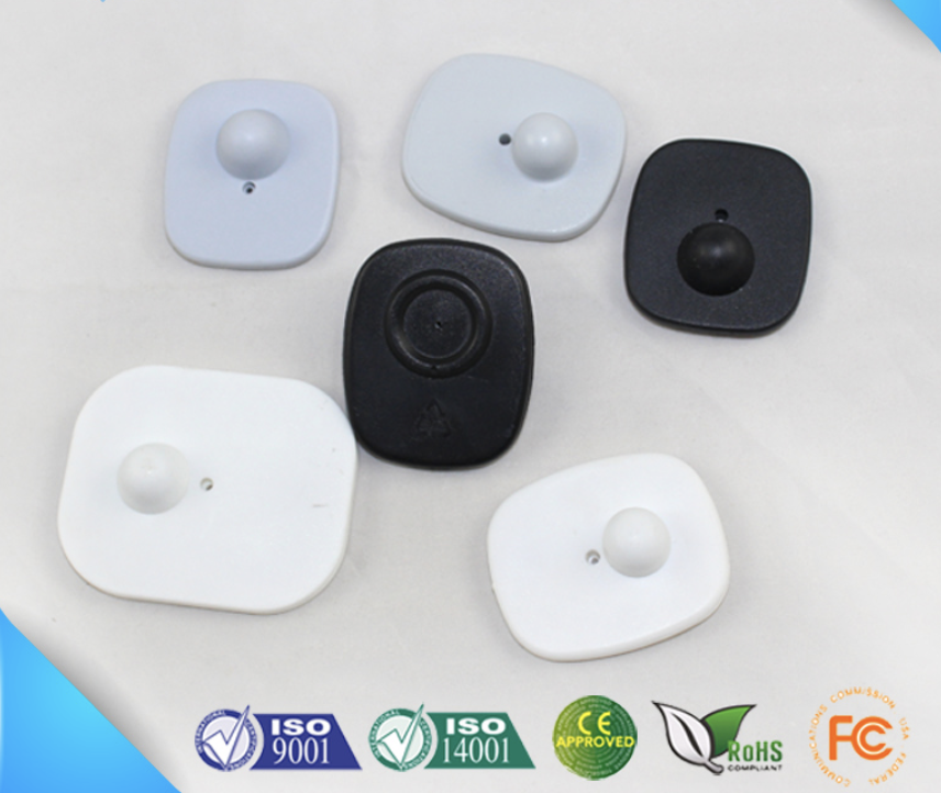 EAS System 8.2MHz RF Mini Square Magnetic Hard Tag for Anti-theft