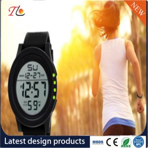 Silicone Wrist Watch Smartwatch Luminous Alarm Light Timing Month Calendar