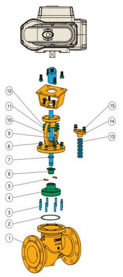 380V Electrically Operated Control Valve 316 Stainless Steel Globe Valve