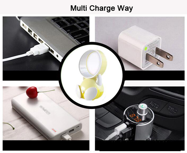 Portable Handheld Chargeable Mini Bladeless Fan USB Mini Leafless Air Cooling Fan