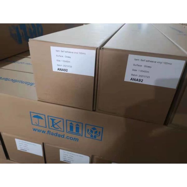 Printable 90micron Transparent Vinyl Sticker Roll Clear For Glass