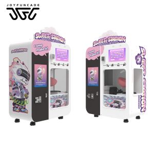 Fully Automatic Commercial Cotton Candy Vending Machine With Three Payment
