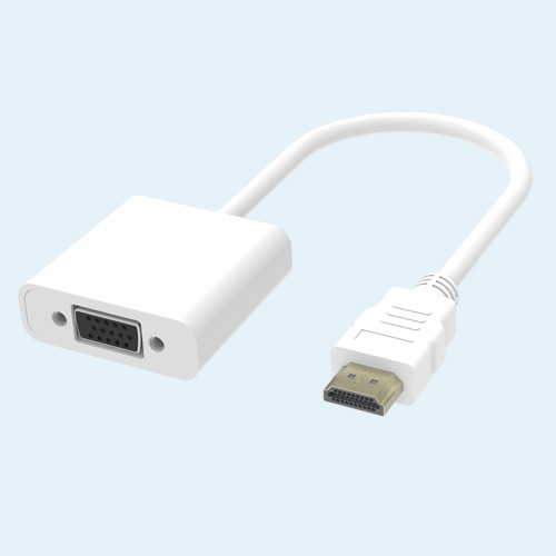 Gold Plated Male To Female HDMI Adapters For Computer White Color