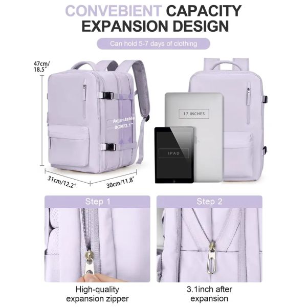 Casual Fashion Portable Travel Bag Sports Fitness Waterproof Bag Business Laptop Backpack