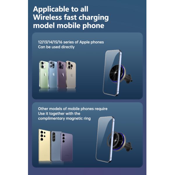 Advanced Cooling System And Multiple Lighting Adjustments For Iphone 15 Pro Max Charger