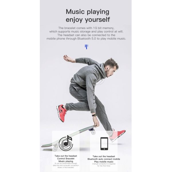 1.4inch 240*240 M6 Anti Lost Smart Watch Sleep Monitoring Alarm Health Protection Smartband