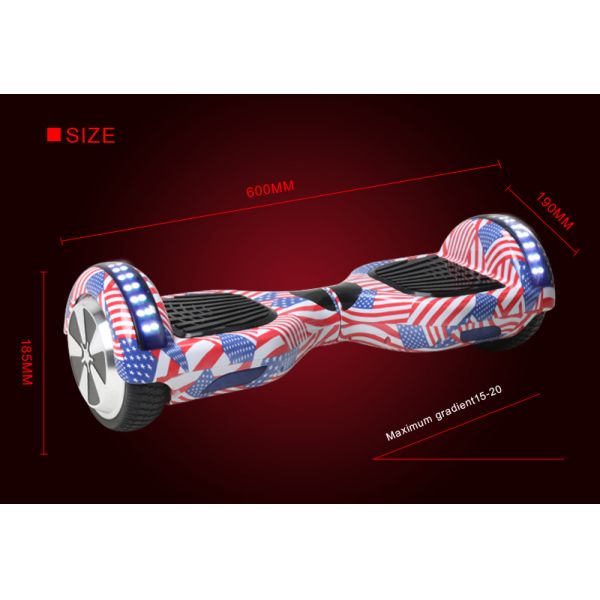 6.5 inch High Quality Smart Hoverboard LED Self-balancing Electric Scooter China Factory Manufacturer Wholesale