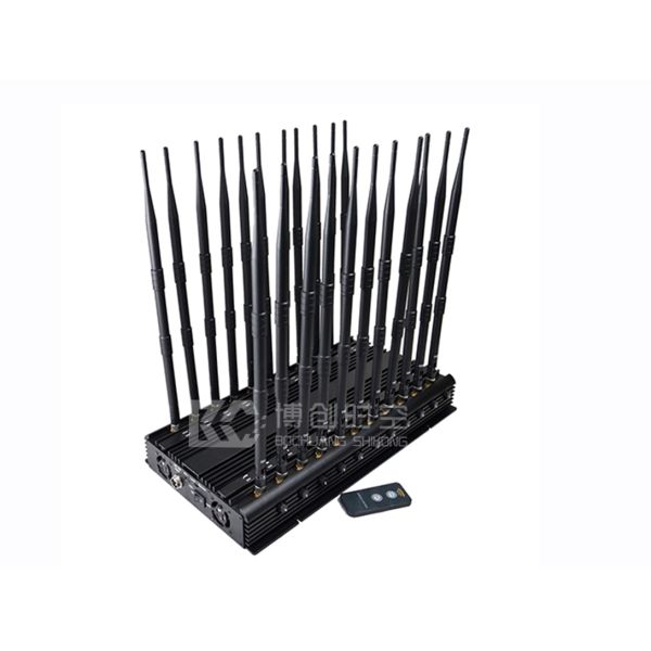 22 antennas VHF 2g 3g 4G 5g mobile phone signal blocker full GPS L1 L2 L5 LoJack WiFi GPS RF 315 / 433 / 868mhz jammer