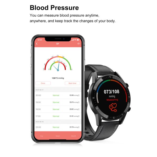 DT92 Smart Watch Women Men Call 1.3 Inch Touch Screen Retina Display Scree Round Charging Smartwatch 2020 PK L13 L16