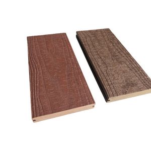 3D Embossing SGS 140mm X 25mm Solid Composite Deck Flooring