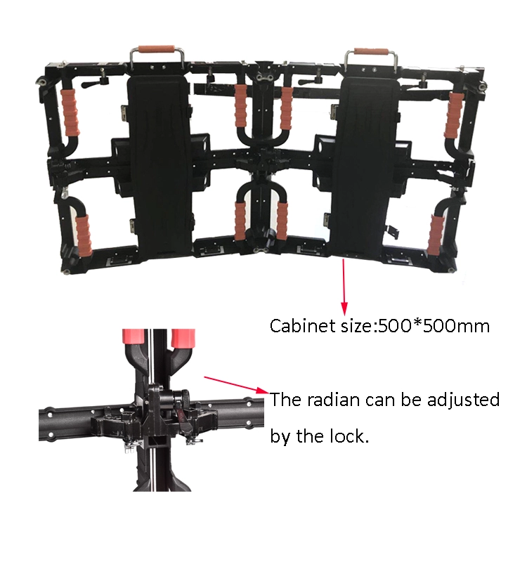 Giant Video Wall LED Panel Screen P2 P3.91 Indoor Advertising Curved Box indoor full color led display