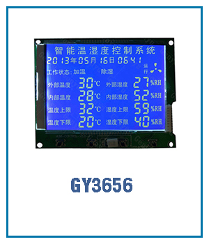 7 Segmental Digital Solar Inverter LCD Display Screen Black VA -20-70C with and Driver IC CS1621
