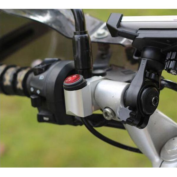 12V Motorcycle Waterproof Handlebar Headlight Fog Spot light On Off Switch made by aluminum aluminum alloy
