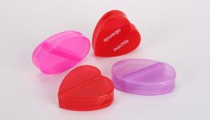 China one week 28case plastic spring pill container travel pill case, one day 4case heart shape pill container pill case medic on sale