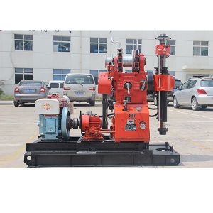 Red High Speed Compact Hydraulic Engineering Drilling Rig