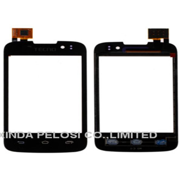 Tecno Digitizer Mobile LCD Touch Screen White Black Rectangle Shaped Easy Operation
