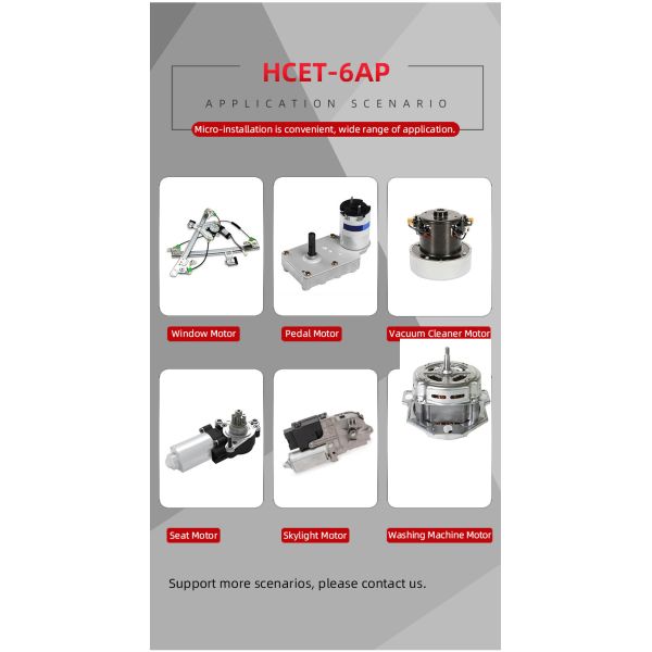 HCET HC01-6AP Bimetal Motor Overload Protector 45A Thermal Cutoff Switch for Automotive, Washing machine motors