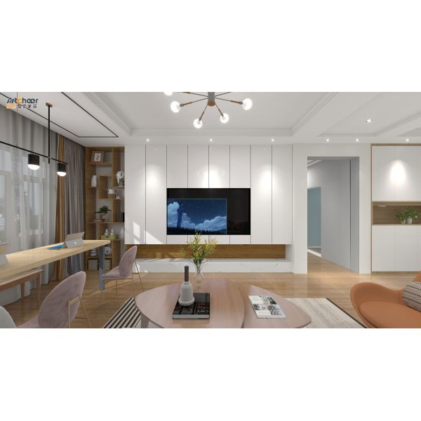 Light Luxury TV Stand Cabinet with Modern Minimalist Design and E0 Grade Material