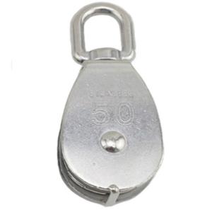 China Polished 304 Stainless Pulley Block Stainless Steel Snatch Block 1500kg wholesale