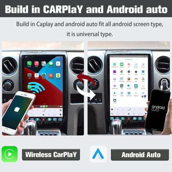 Android 13 Car Multimedia Player Radio For Ford Raptor F150 09-12 8+128G Head Unit Touch Screen Carplay