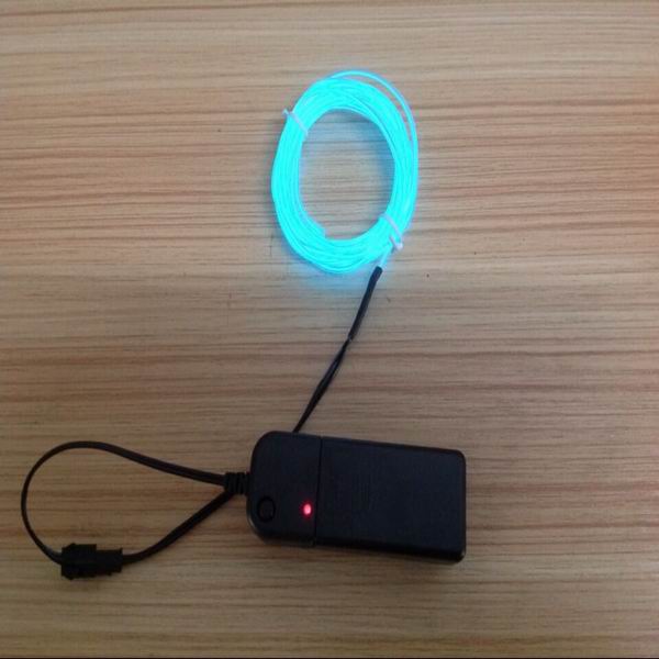 generation 3 factory price cuttable glow el wire with 10 colors
