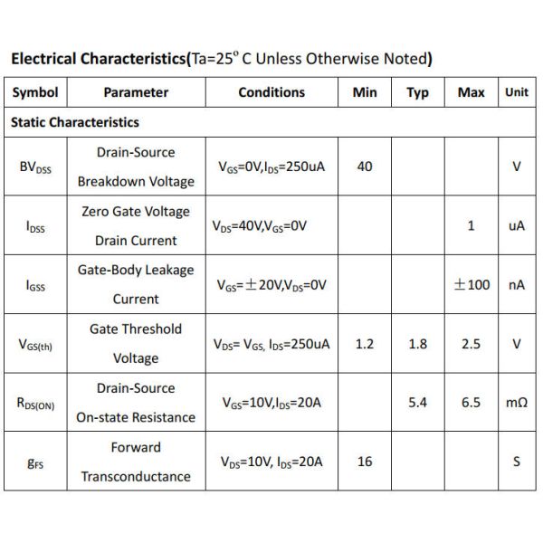 High Side BLDC Motor Driver MOSFET Enhancement Mode Power For Power Switching