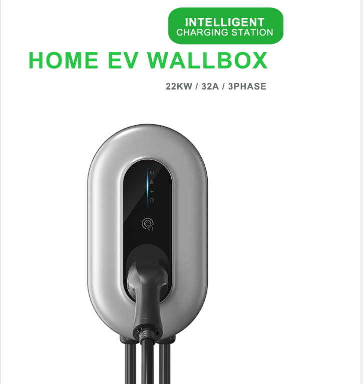 Pole Mount Type 2 EVSE CCS Home Charger EN61851 Standard