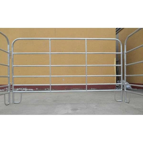 Round Pen Q235 Sheep Goat Fence Panels Metal Heavy Duty Fully Welded 7" Long