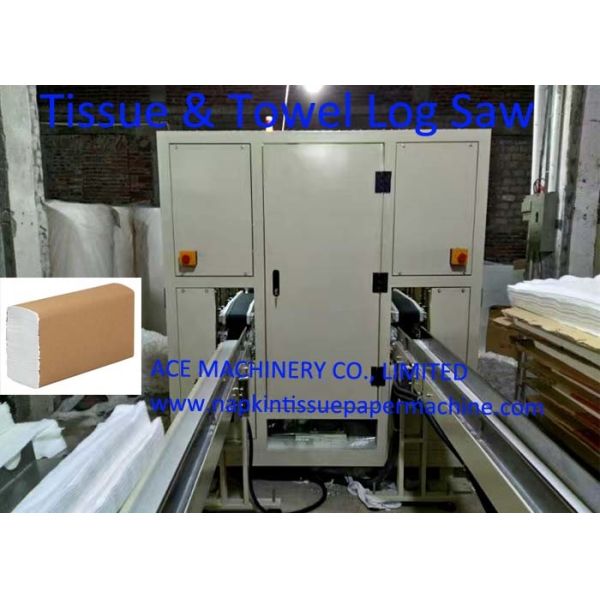 Quality Siemens Servo Drive Facial Tissue Log Saw Cutting Machine for sale