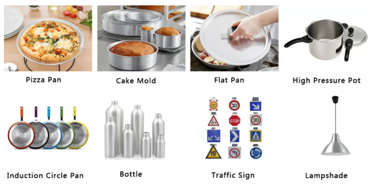 1070 Silver H14 0.5mm Round Aluminum Discs Mill Finished