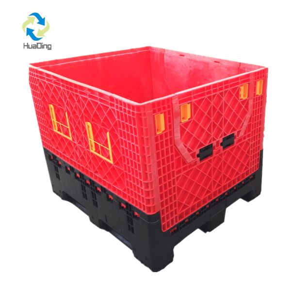 1200*1000*975mm Best Selling storage container collapsible pallet box customized large plastic pallet box