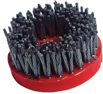 Quality High Speed Diamond Abrasive Brush Plastic Backed Excellent Polishing Performance for sale