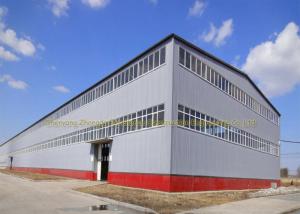 China Anti Rust Warehouse Steel Structure Prefab Metal Buildings Hot Dip Galvanized wholesale