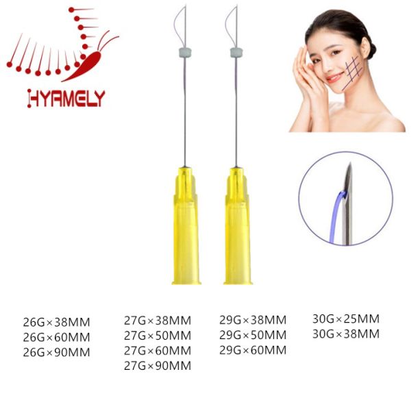 Hyamely Mono Sharp Needles Injecting PDO Threads For Lifting Facial