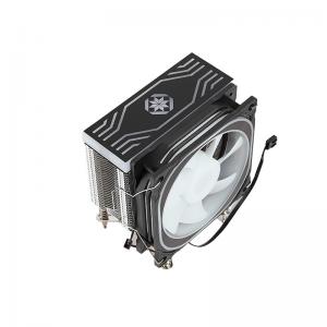 China 4pcs Pipe Black And White CPU Cooler , 12VDC ISO9001 CPU Liquid Cooling Radiator wholesale