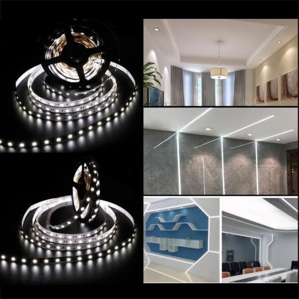 Natural White Indoor 5050 RGB LED Strip 12V 24V WiFi Control