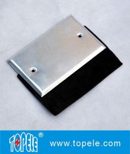 China Flat One - gang Aluminum Stamped Cover , Weatherproof Electrical Outlet Boxes wholesale