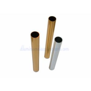 6000 Series Extruded Aluminium Round Tube With Powder Coating Finish