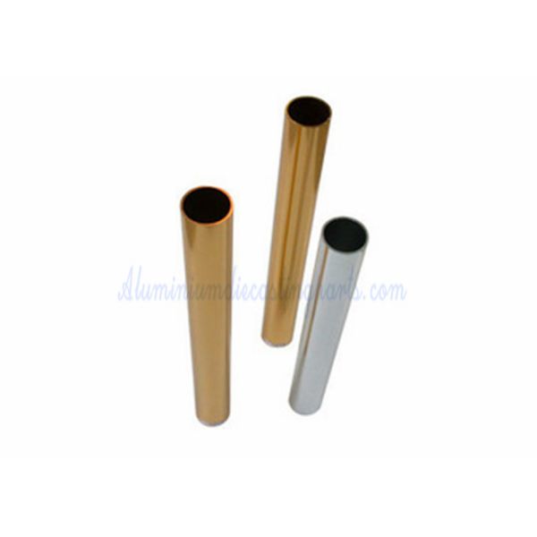 Quality 6000 Series Extruded Aluminium Round Tube With Powder Coating Finish for sale