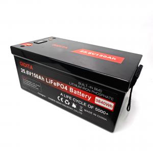 KC / CE Certification 150Ah LiFePO4 Battery 25.6V Solar Lithium Battery