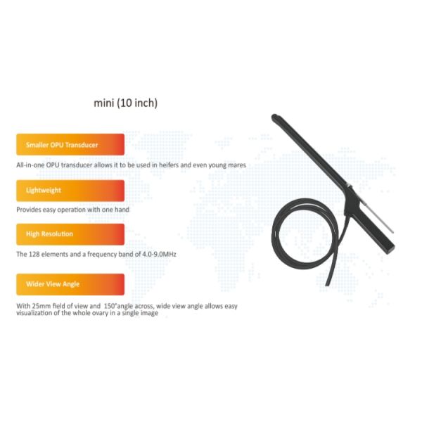 Portable Vet Ultrasound Machine Veterinary Ultrasound Ovum Pick-Up Egg Collection Ultrasound Scanner