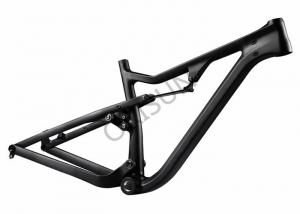 Full Suspension Carbon Fat Bike Frame 120mm Travel XC / Trail Riding Style