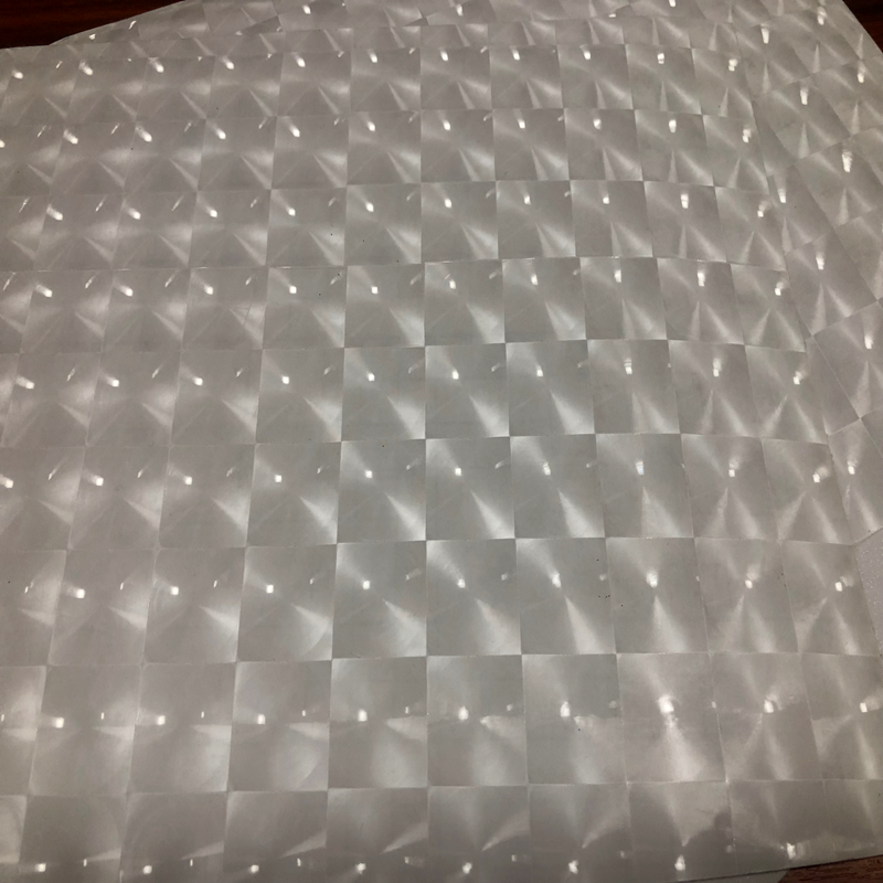 Book Photo Holographic Glitter Film BOPP Transparent Self Adhesive Holographic Film